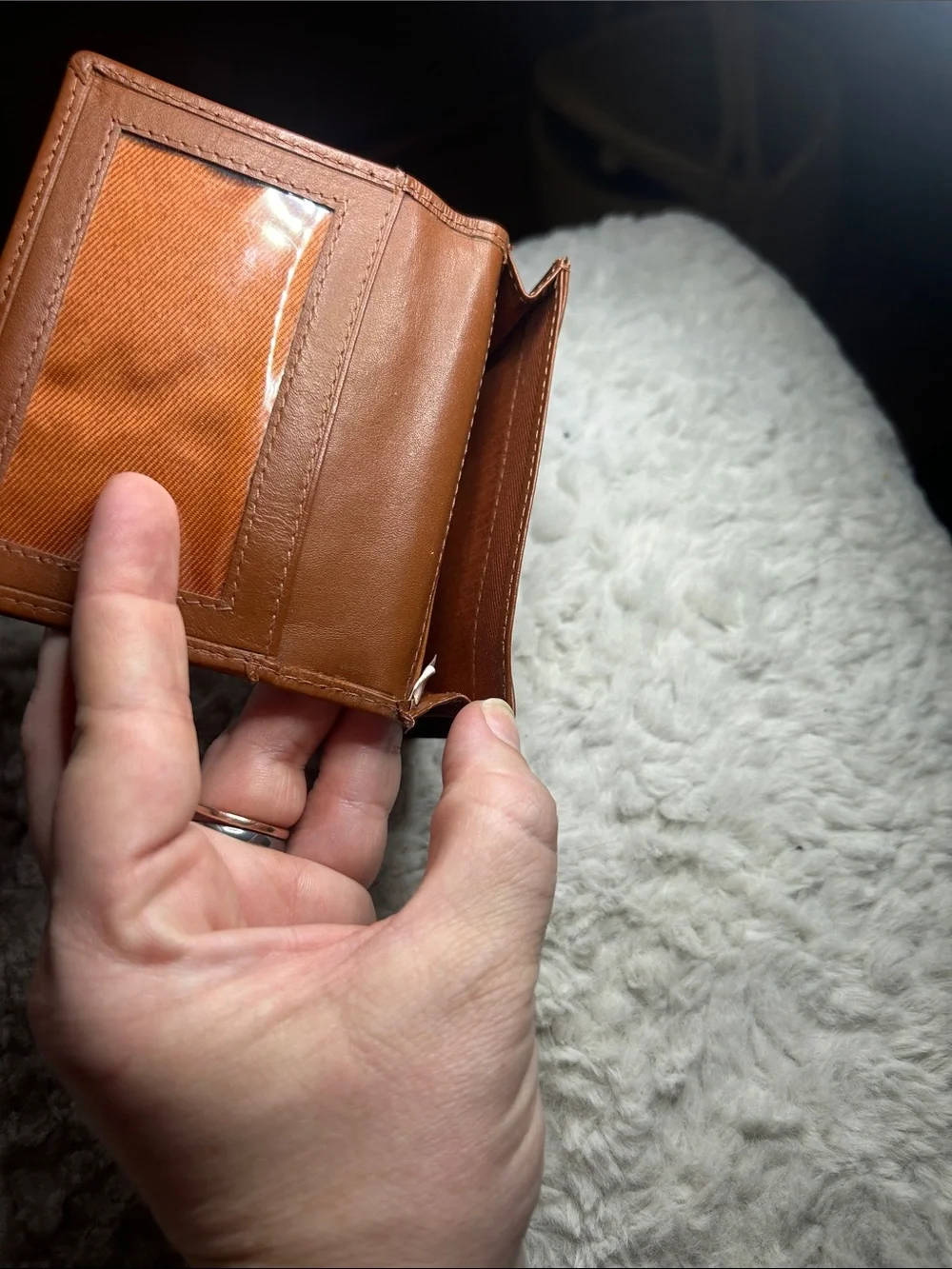Classic Brown Leather Card Wallet